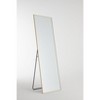 DOMETOUR Floor Standing Mirror Rectangle Wall Mirror with Stand Aluminum Alloy Thin Frame for Living Room Cloakroom - 2 of 4