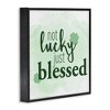 Stupell Industries Just Blessed Green Shamrocks, 24" x 24" - 3 of 4