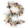 6ft Indoor/Outdoor Prelit Christmas Garland with 20 LED Lights & 8 Modes, Battery Operated, Holiday Ornaments Decor for Fireplace Mantle, Front Porch - 3 of 4