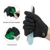 Unique Bargains Waterproof Puncture Resistant Non-Slip Fishing Gloves (Right) with Magnet Release - 3 of 4