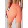 90 Degree By Reflex Womens 2 Pack Wonderlink Tribeca Elastic Free High Waist 7" Side Pocket Short and Everyday Basic Short - 3 of 4