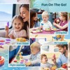 Mini Magnetic Tiles 20 Pcs Travel Set, Educational Building Toys for Toddlers Ages 3+, Preschool Learning Sensory Activities - 2 of 4