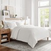 White 300 TC Sateen Duvet Set- Levtex Home - image 3 of 4