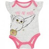 Kids Harry Potter Snuggle Muggle 3-Pack Bodysuit Set - 2 of 4