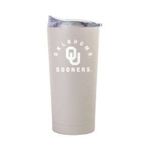 NCAA Oklahoma Sooners Sand Powder Coat Tumbler - 20oz - 1 of 2