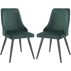 Zoi Upholstered Dining Chair (Set of 2) - DCH7500 - Safavieh - 1 of 4