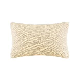 Gracie Mills Lessie Ultra-Soft Knit Oblong Pillow Cover - 1 of 4