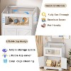 PAKASEPT Wooden Large Hamster Cage with Storage Cabinet, Small Animal Cage and Habitat, Hamster House for Rat, Guinea Pig, Hedgehog, Gerbil - 4 of 4