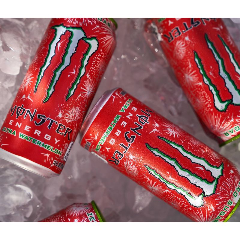 Monster Ultra Watermelon Energy Drink - 16 fl oz Can, 5 of 7