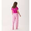 Women's Pink Lotus Mandala Polyknit Pajamas Pants - 4 of 4