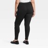 Women's Supersoft Leggings with Wide Waistband - A New Day™ Black - 2 of 3
