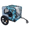 Racxily Pet Bike Trailer Dog Cart, for Small, Medium Pets, Easy Folding Cart Frame, Quick Release Wheel, Non-Slip Floor, Internal Leash - 4 of 4
