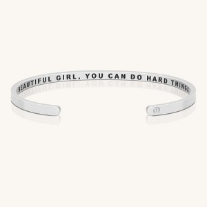 Mantra Jewelry - Beautiful Girl, You Can Do Hard Things (within) - 1 of 4