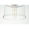 Elegant Lighting Wiley Collection Flush Mount D10in H8in Lt:4 Chrome Finish - 4 of 4