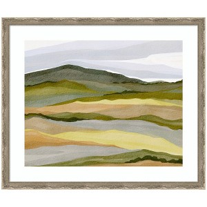 Kate and Laurel Framed Art Gentle Wilderness by Nikita Jariwala, 26x22, Mila Dark Silver - 1 of 4