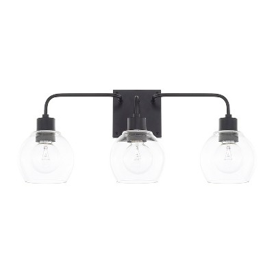 black bathroom vanity light fixtures