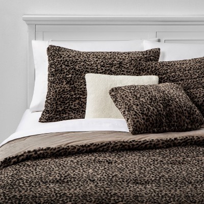 leopard bedding