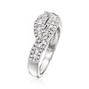 Ross-Simons 0.50 ct. t.w. Diamond Twisted Ring in Sterling Silver - 3 of 4