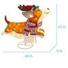 Holiday Living 22-inch Corgi Christmas Sculpture with 70 LED Lights - 4 of 4