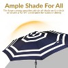 Sunnydaze Outdoor Aluminum Patio Umbrella, Tilt, and Crank - 9' - 4 of 4