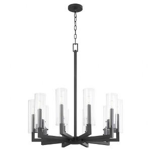Quorum Lighting Harbin 10 - Light Chandelier in  Textured Black - 1 of 1