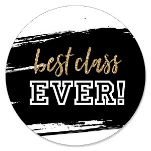 Big Dot of Happiness Reunited - School Class Reunion Party Circle Sticker Labels - 24 Count - 1 of 4