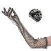 INSPIRE CHIC Women's Polka Dot Mesh Extra Long Gloves - 3 of 4