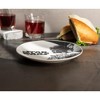 Silver Buffalo Star Wars Black-and-White Collage 8-Inch Ceramic Coupe Dinner Plate - 4 of 4