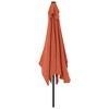 vidaXL Garden Parasol Terracotta Polyester 118.1x78.7 in Tiltable - 3 of 4