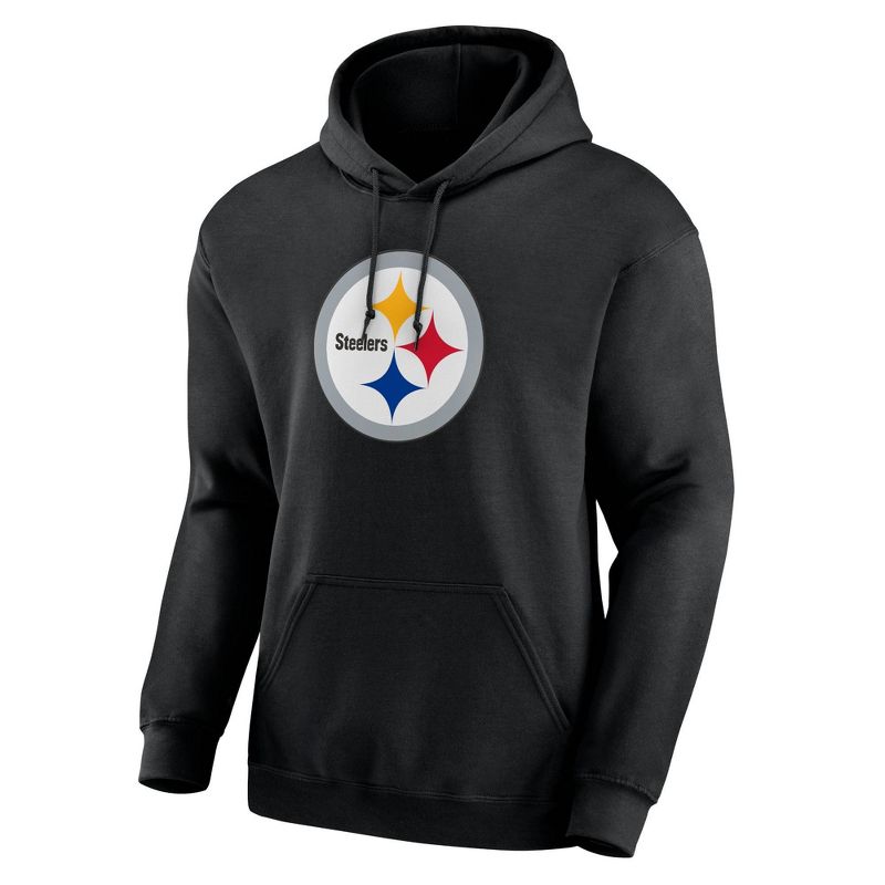NFL Pittsburgh Steelers Long Sleeve Core Big &#38; Tall Fleece Hooded Sweatshirt, 1 of 4