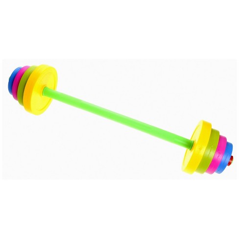 Toy barbell and discount weights