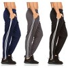 Mens Athletic Pants with pockets, Mens Sweatpants, Mens Joggers with Pockets, Pack Of 3 - 2 of 4