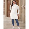 Agnes Orinda Women's Plus Size Long Sleeve Pullover Warm Turtleneck Sweater - 3 of 4