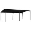 vidaXL Garden Sunshade Awning - Anthracite, Polyester Canopy, Powder-Coated Steel Frame, 236.2"x118.1"x100.4" for Patio and Backyard Shade - 4 of 4