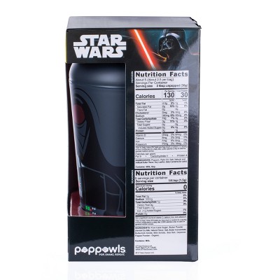 Poppowls Star Wars Darth Vader Microwave Popcorn Kit - 6oz