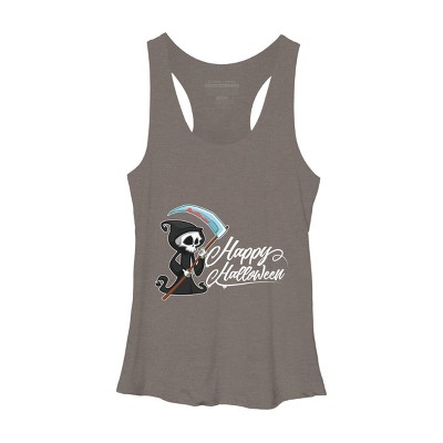 Women's Design By Humans HAPPY HALLOWEEN - Special Edition By wedenote Racerback Tank Top