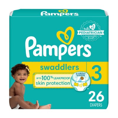 Pampers Swaddlers Sensitive Disposable Diapers - (Select Size and Count)