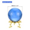 Unique Bargains Home Office Decorative Crystal Ball with Gift Box and Metal Stand - 2 of 4