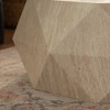 Farmhouse Drum Coffee Table (Fir Top, No Assembly) - 3 of 4