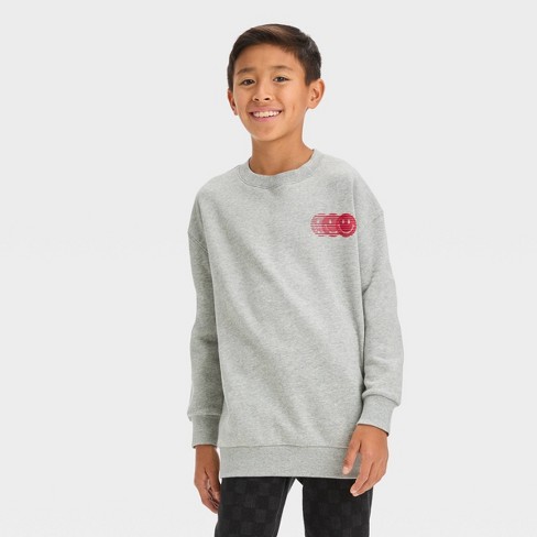 Boys sales gray sweatshirt