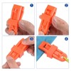 Unique Bargains Outdoor Camping Tent Tarp Clips 3.15"x1.18"x0.98" 6 Pcs - 3 of 4