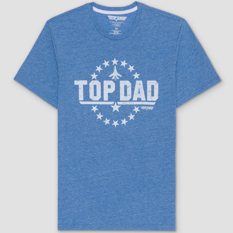 Men&#39;s Top Gun Short Sleeve Graphic T-Shirt - Blue, 1 of 4