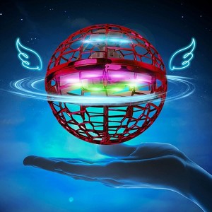 Nys Life Flying Orb Ball Toys Soaring Hover Pro Boomerang Spinner Red Target
