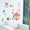 Slickblue Windmill Wall Art Decals – Peel and Stick Vinyl Stickers for Stylish Home Décor in Any Room - 2 of 3