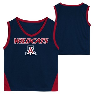 NCAA Arizona Wildcats Toddler Boys' Sleeveless Basketball Jersey and Shorts Set - 1 of 3