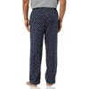 TIME HOLLOW Navy Paisley Straight-Fit Woven Pajama Pants - 3 of 3