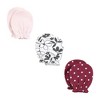 Hudson Baby Infant Girl Caps, Mittens and Socks Set, Retro Floral, 0-6 Months - 4 of 4