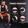 VEVOR Battle Rope, 1.5 Inch Diameter 30Ft Length Polyester Exercise Rope, Battle Exercise Equipment, Heavy Weighted Rope for Home Gym Body Workout - 4 of 4