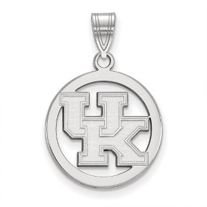Black Bow Jewelry Sterling Silver Kentucky Wildcats NCAA Small Pendant - 1 of 3
