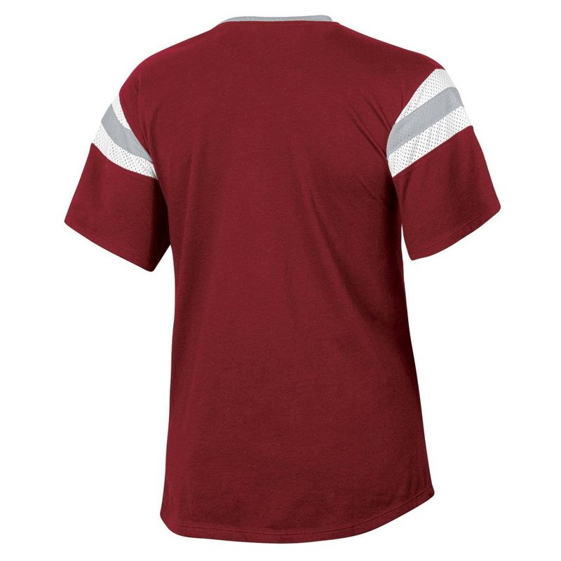NCAA Alabama Crimson Tide Women&#39;s Short Sleeve Stripe T-Shirt, 2 of 4